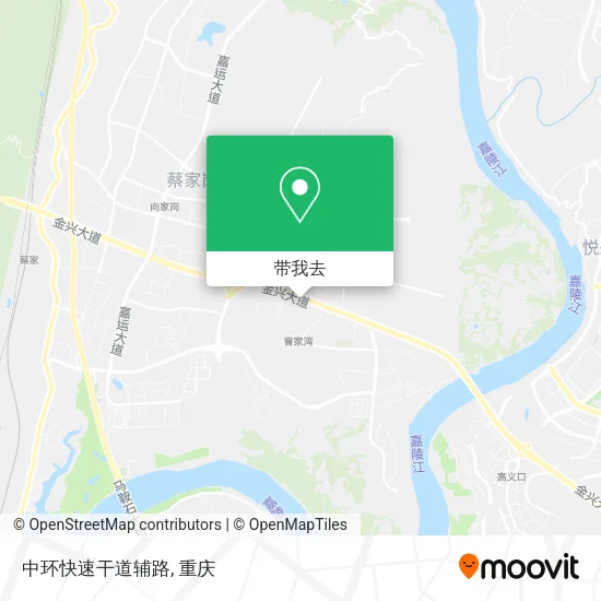 中环快速干道辅路地图