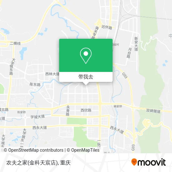 农夫之家(金科天宸店)地图