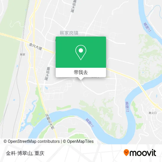 金科·博翠山地图