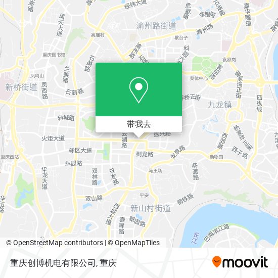 重庆创博机电有限公司地图