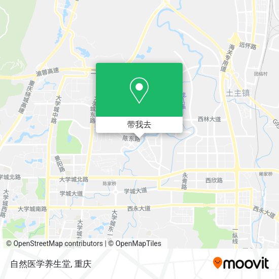 自然医学养生堂地图