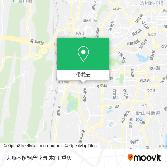 大顺不锈钢产业园-东门地图