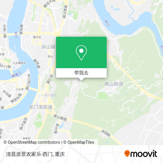 清晨原景农家乐-西门地图