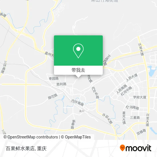百果鲜水果店地图