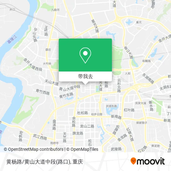 黄杨路/黄山大道中段(路口)地图