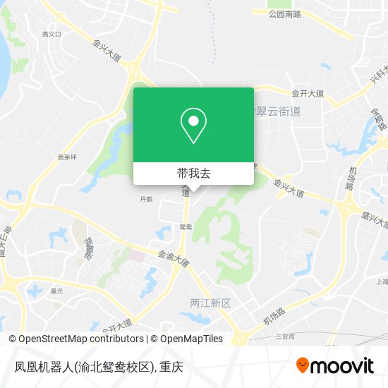 凤凰机器人(渝北鸳鸯校区)地图