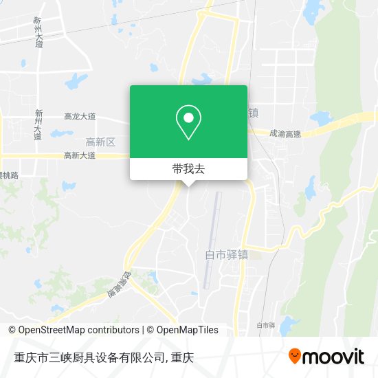 重庆市三峡厨具设备有限公司地图