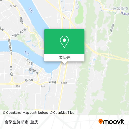 食采生鲜超市地图