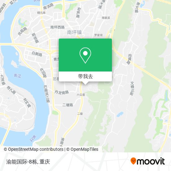 渝能国际-8栋地图