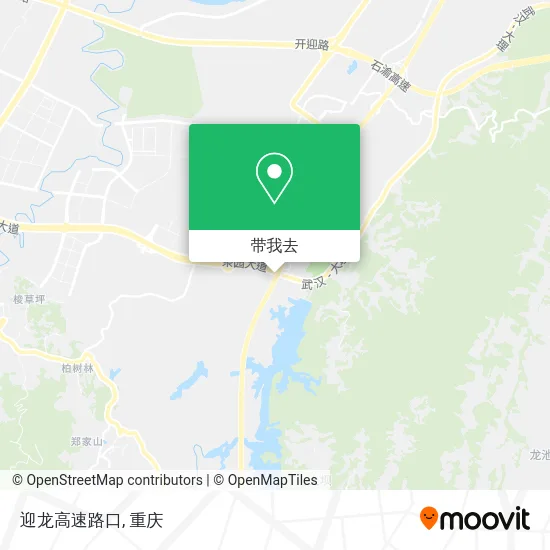 迎龙高速路口地图