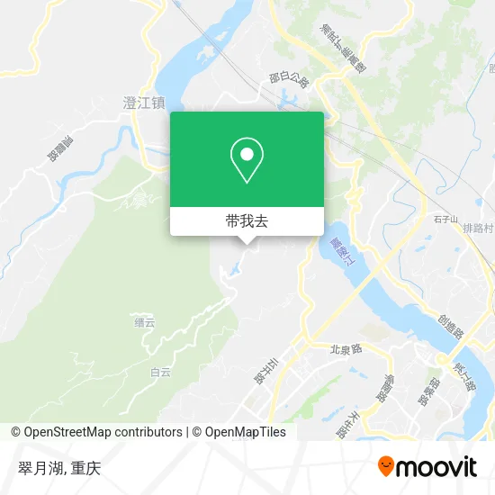 翠月湖地图