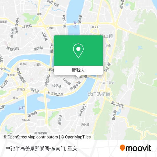 中驰半岛荟景熙景阁-东南门地图