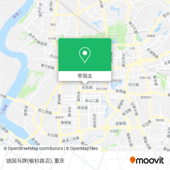 德国马牌(银杉路店)地图