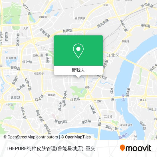 THEPURE纯粹皮肤管理(鲁能星城店)地图