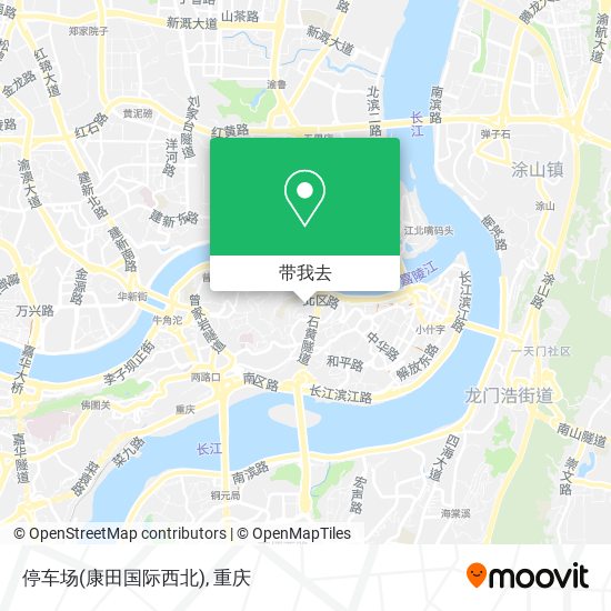 停车场(康田国际西北)地图
