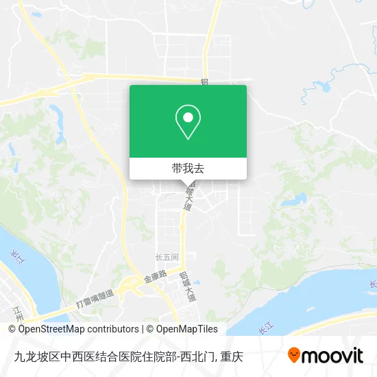 九龙坡区中西医结合医院住院部-西北门地图