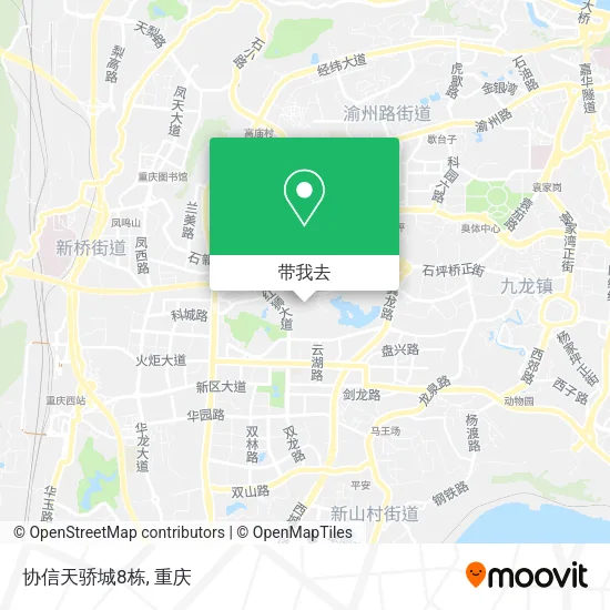 协信天骄城8栋地图