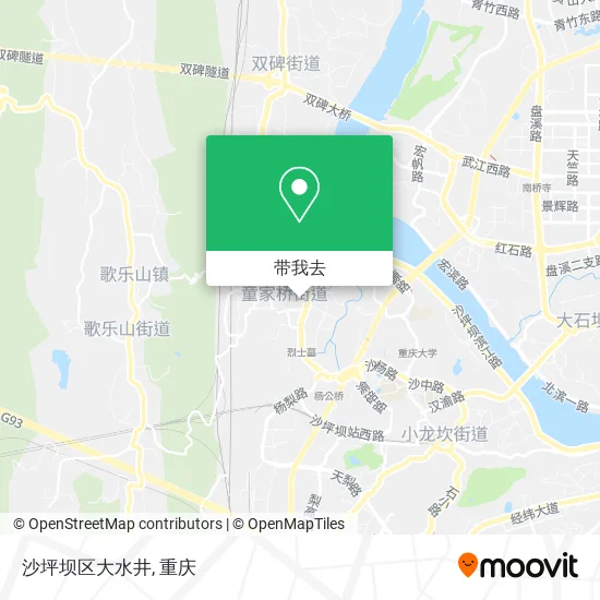 沙坪坝区大水井地图