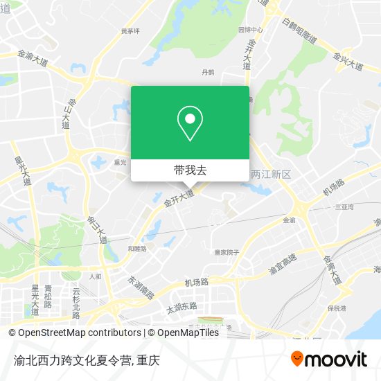 渝北西力跨文化夏令营地图