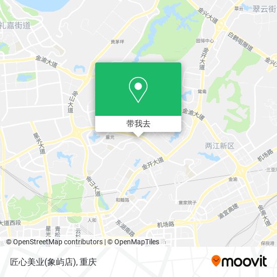 匠心美业(象屿店)地图