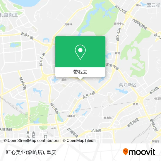 匠心美业(象屿店)地图
