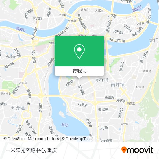 一米阳光客服中心地图