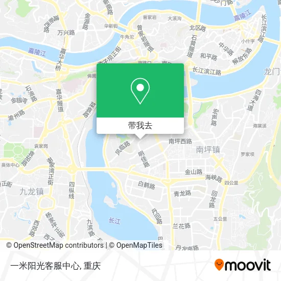 一米阳光客服中心地图