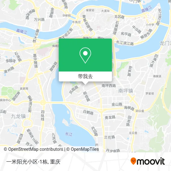 一米阳光小区-1栋地图