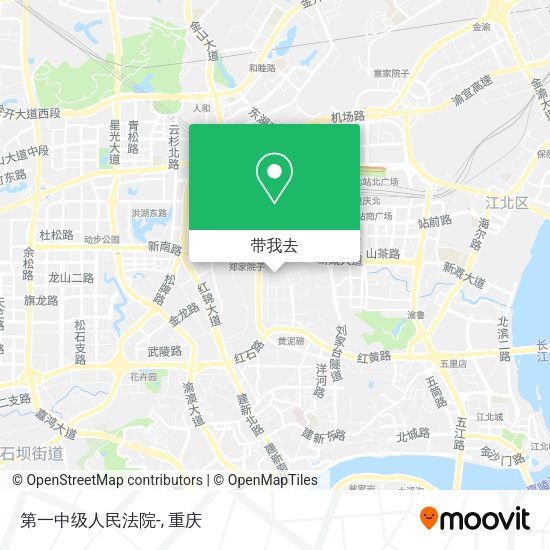 第一中级人民法院-地图