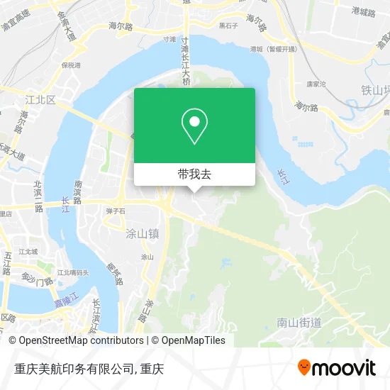 重庆美航印务有限公司地图