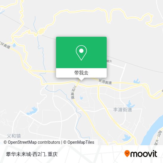 攀华未来城-西2门地图