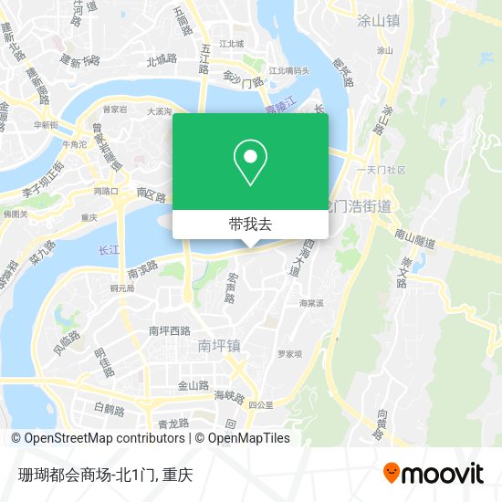 珊瑚都会商场-北1门地图