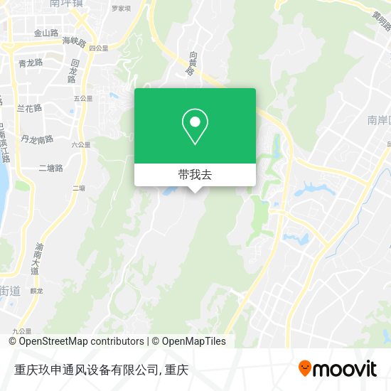 重庆玖申通风设备有限公司地图