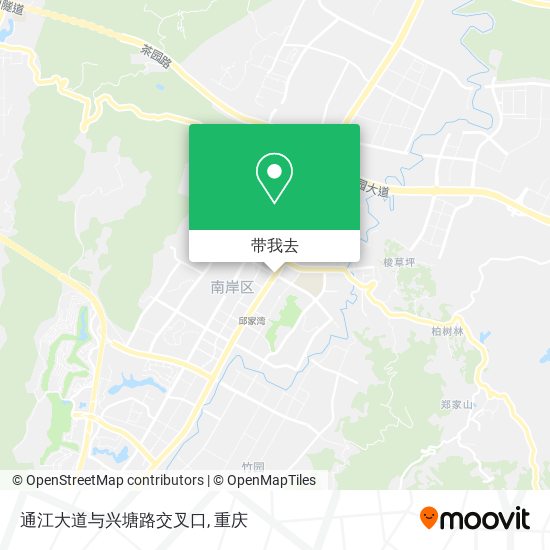 通江大道与兴塘路交叉口地图