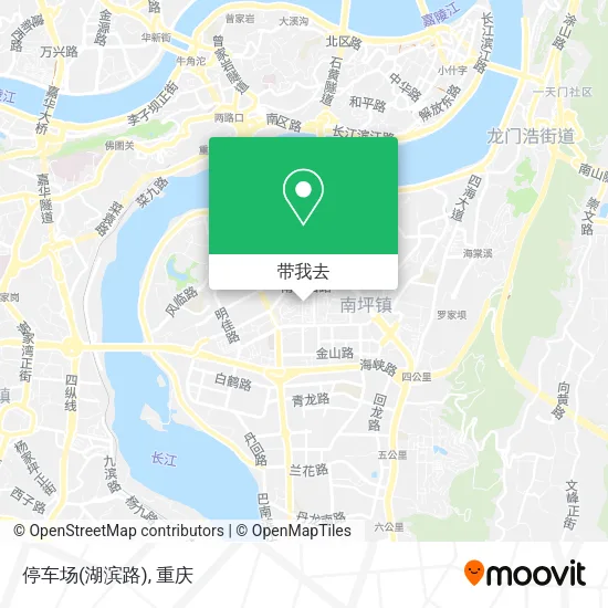 停车场(湖滨路)地图