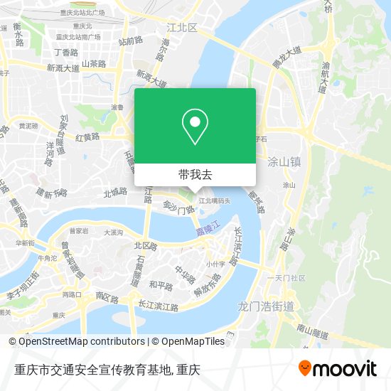 重庆市交通安全宣传教育基地地图