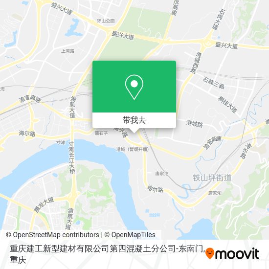 重庆建工新型建材有限公司第四混凝土分公司-东南门地图