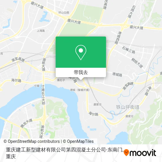 重庆建工新型建材有限公司第四混凝土分公司-东南门地图