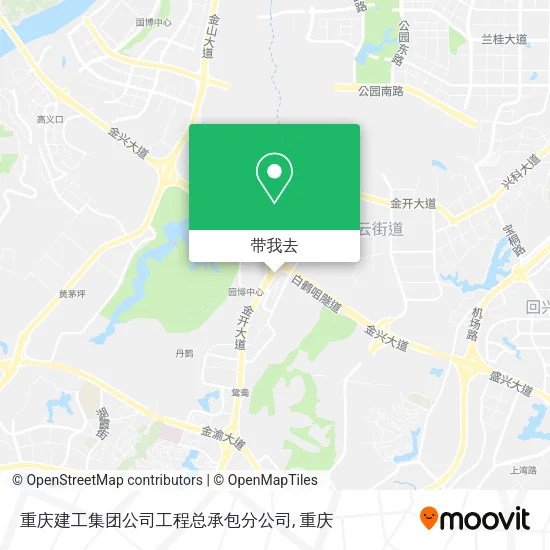重庆建工集团公司工程总承包分公司地图