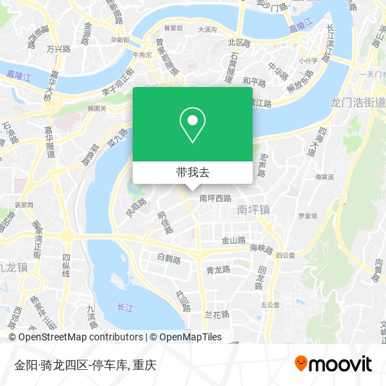 金阳·骑龙四区-停车库地图