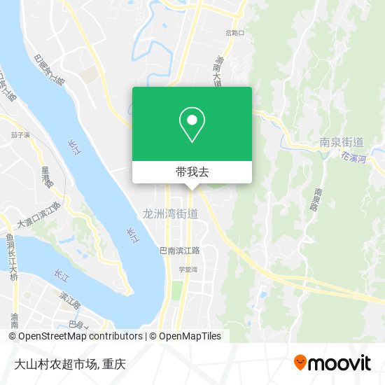 大山村农超市场地图