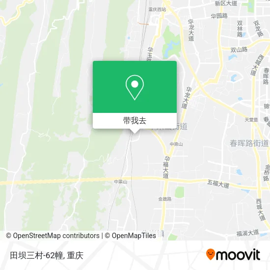 田坝三村-62幢地图