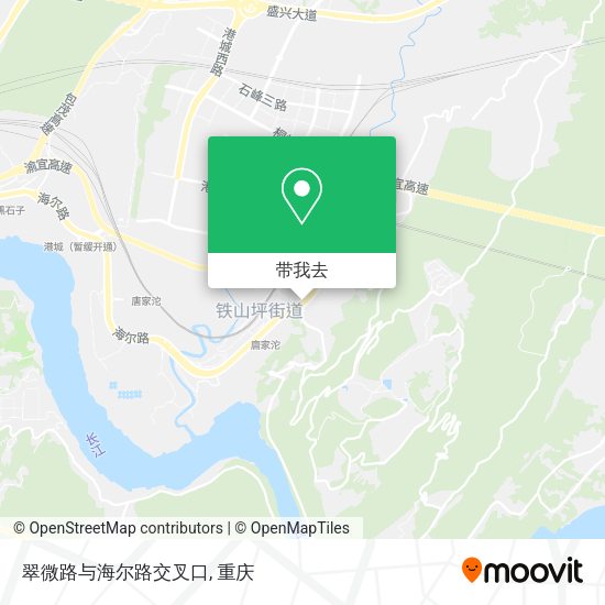 翠微路与海尔路交叉口地图