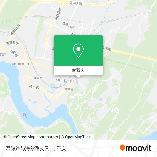 翠微路与海尔路交叉口地图
