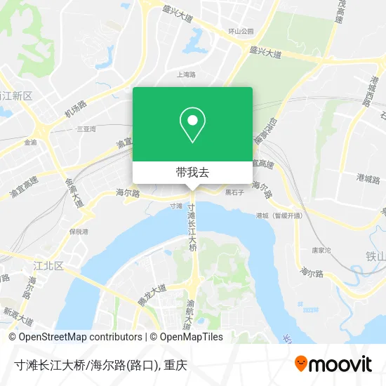 寸滩长江大桥/海尔路(路口)地图