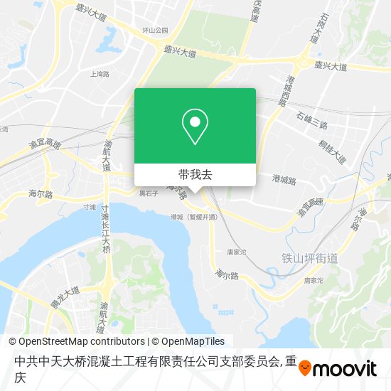 中共中天大桥混凝土工程有限责任公司支部委员会地图