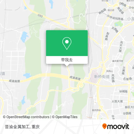 晋渝金属加工地图
