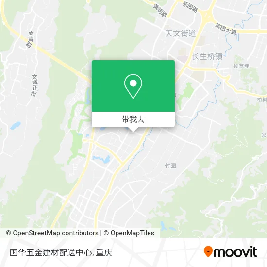 国华五金建材配送中心地图