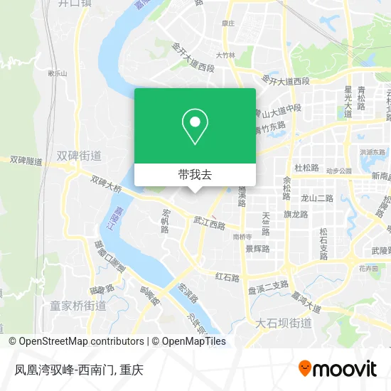 凤凰湾驭峰-西南门地图