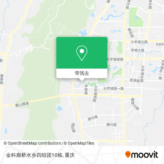 金科廊桥水乡四组团10栋地图